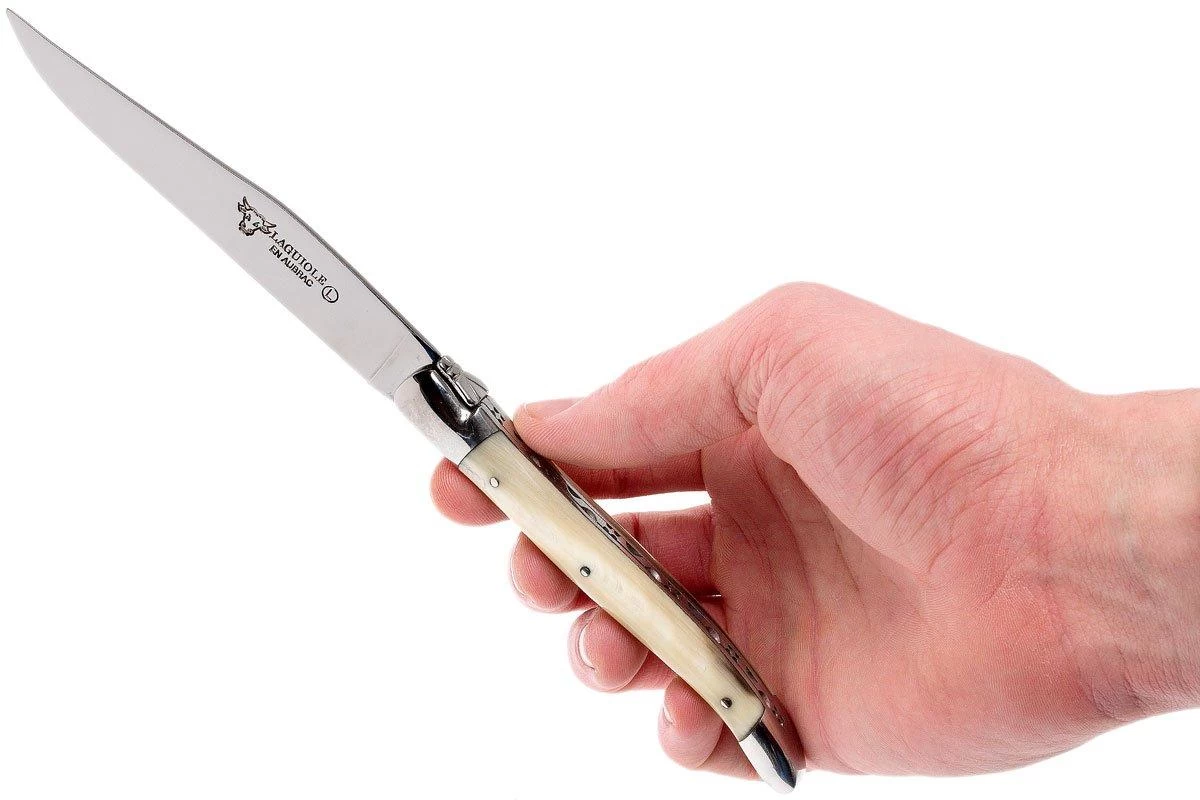 Laguiole En Aubrac Juego De Cuchillos Para Carne 6-unidades De Cuerno Mixto, 62C99CKI - Imagen 6