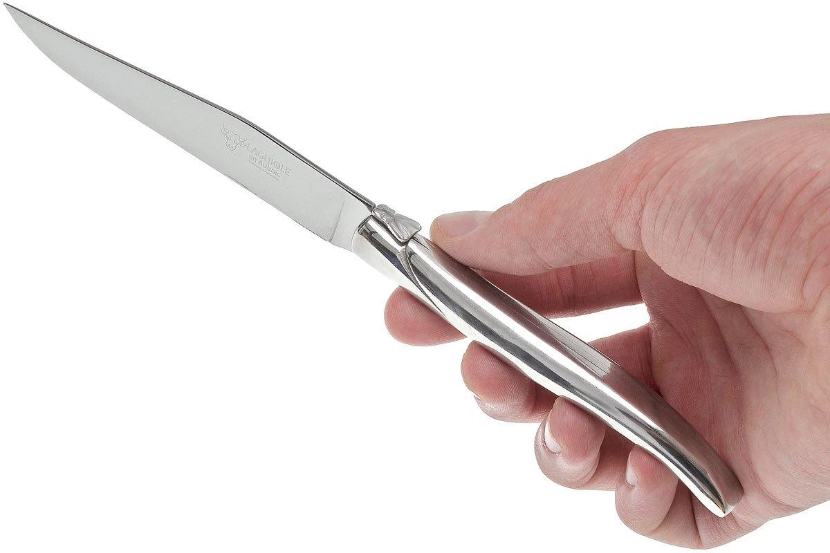 Laguiole En Aubrac Juego De Cuchillos Para Carne 6-unidades Shiny - Imagen 6