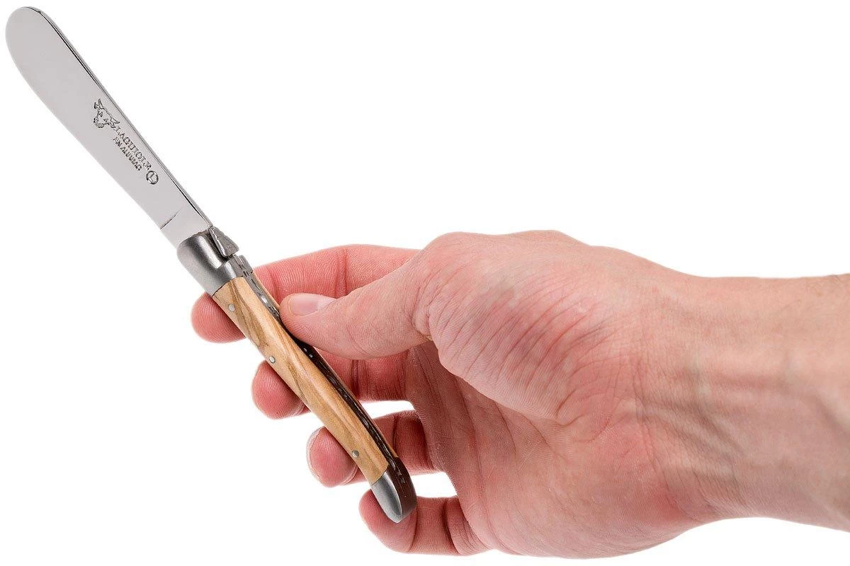 Laguiole En Aubrac Set De Cuchillos Para Vino Y Queso 3-unidades De Madera De Olivo, SFV99OLIH - Imagen 3