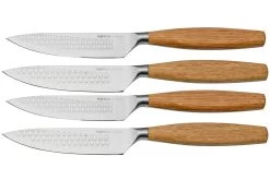 Boska Oslo+ 320031 Roble, Juego De Cuchillos Para Carne De 4 Piezas