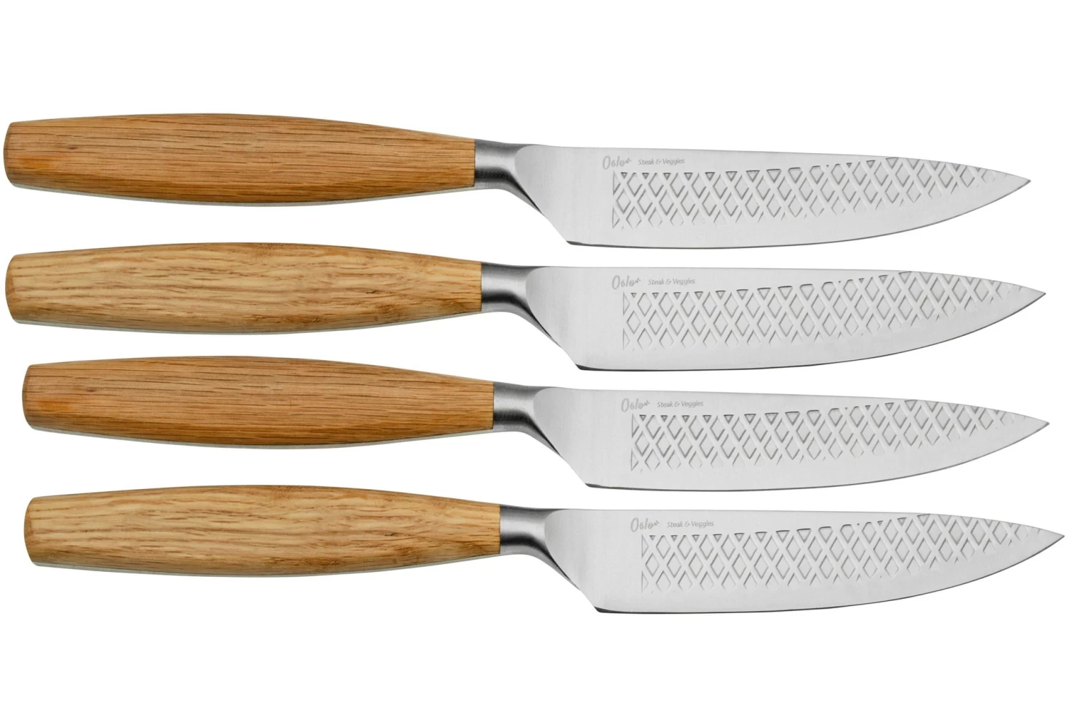 Boska Oslo+ 320031 Roble, Juego De Cuchillos Para Carne De 4 Piezas - Imagen 2