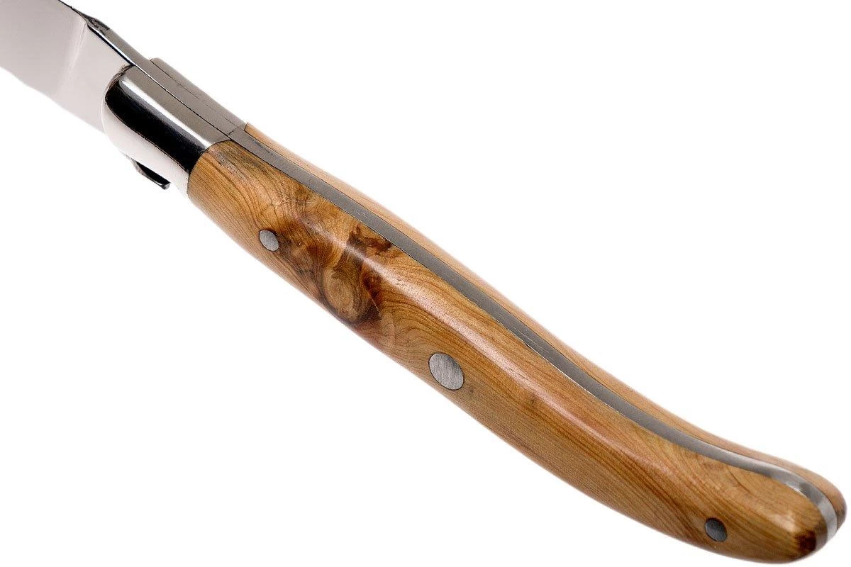 Claude Dozorme Laguiole Juego De Cuchillos Para Carne 6-unidades, Madera De Enebro - Imagen 5