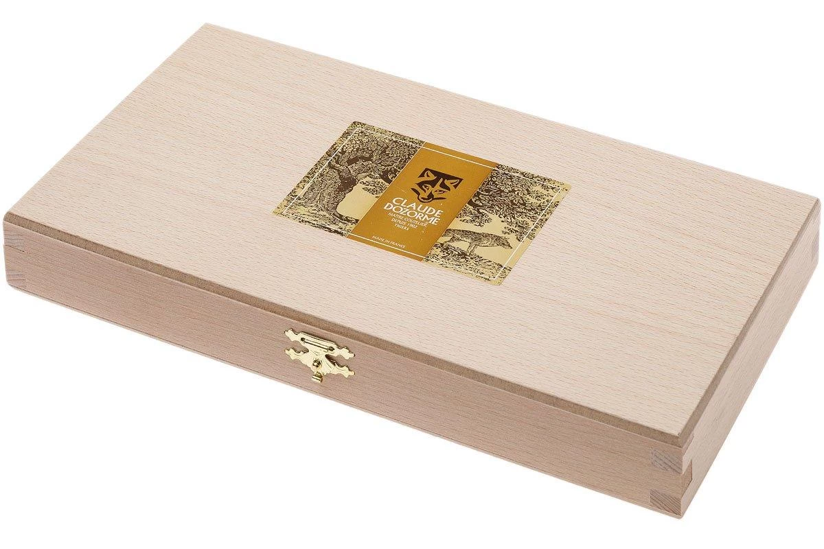 Claude Dozorme Laguiole Juego De Cuchillos Para Carne 6-unidades, Madera De Enebro - Imagen 8