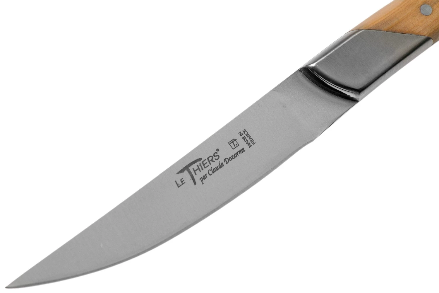 Claude Dozorme Le Thiers Art Deco Juego De Cuchillos Para Carne 6-piezas, Enebro - Imagen 3