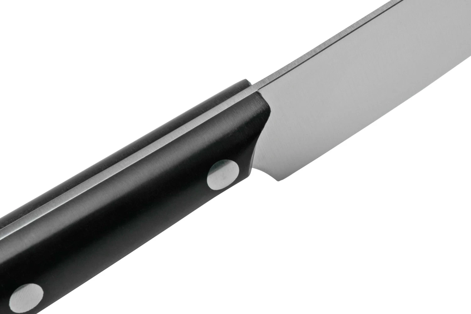 Due Cigni 1896 America 2C1019SET4, Juego De Cuchillos Para Carne De 4 Piezas, Negro - Imagen 6