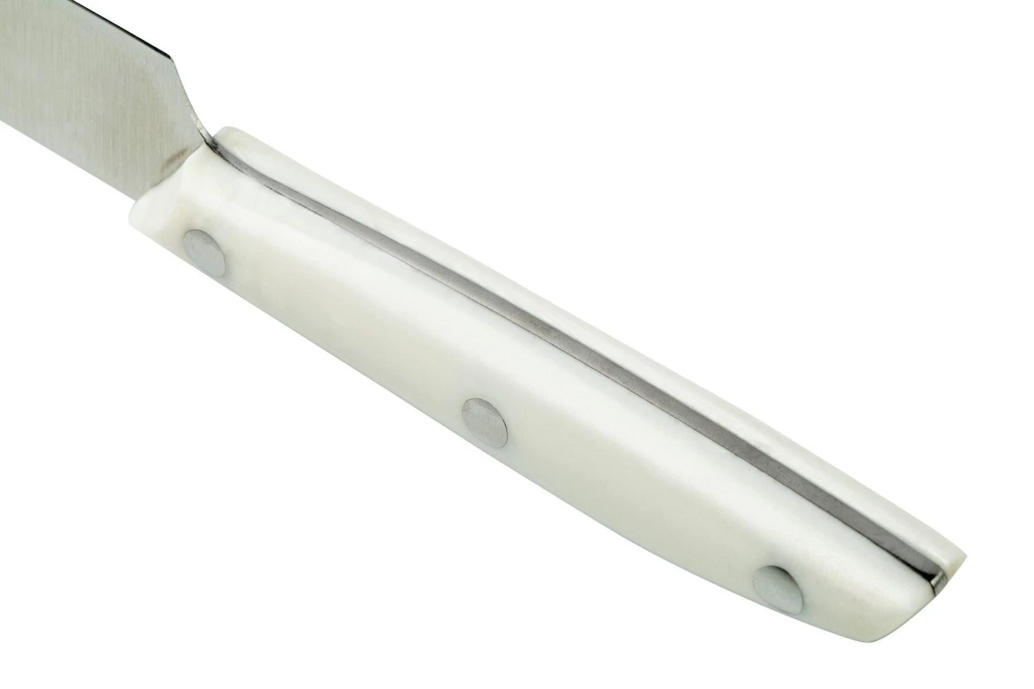 Due Cigni 1896 America 2C1019WSET4, Juego De Cuchillos Para Carne De 4 Piezas, Blanco - Imagen 4