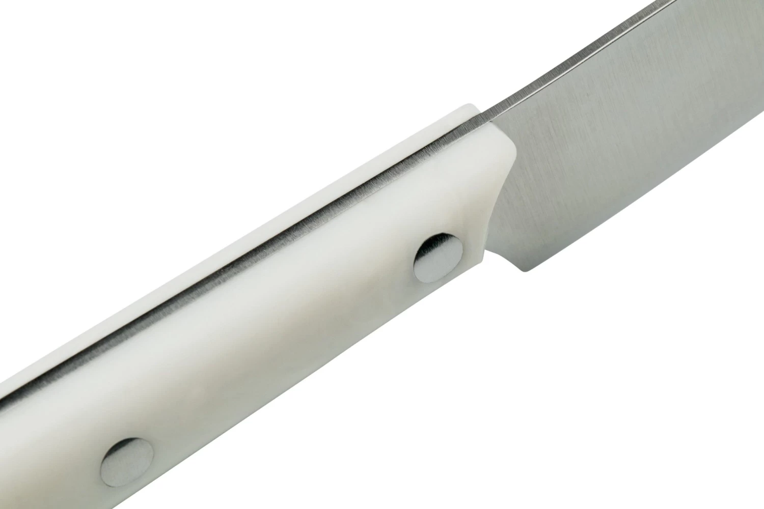 Due Cigni 1896 America 2C1019WSET4, Juego De Cuchillos Para Carne De 4 Piezas, Blanco - Imagen 5