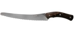 Due Cigni Arne Line Cuchillo Para Pan 23 Cm, Ziricote