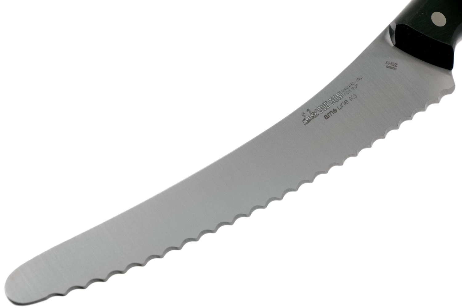 Due Cigni Arne Line Cuchillo Para Pan 23 Cm, Negro - Imagen 3