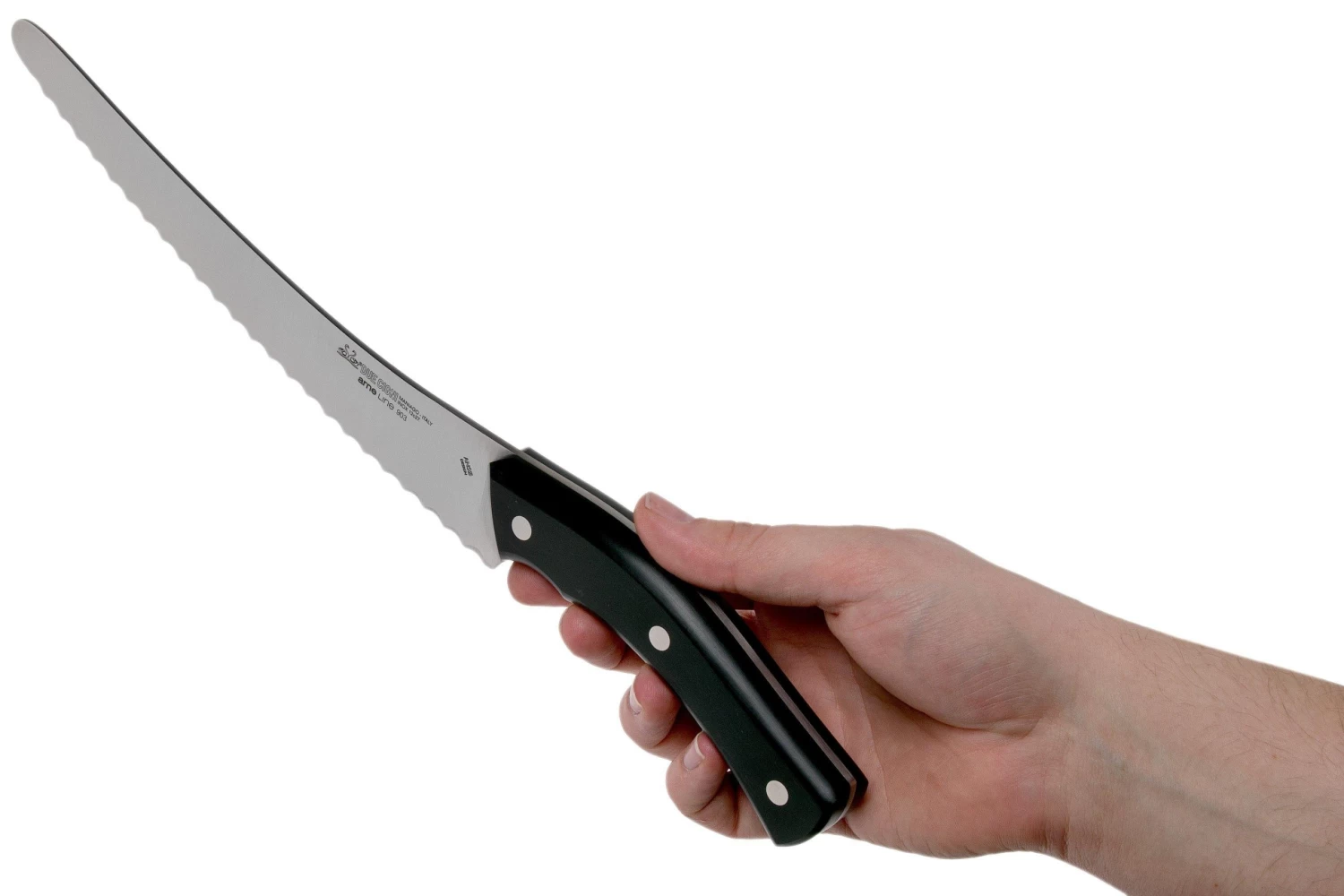 Due Cigni Arne Line Cuchillo Para Pan 23 Cm, Negro - Imagen 6