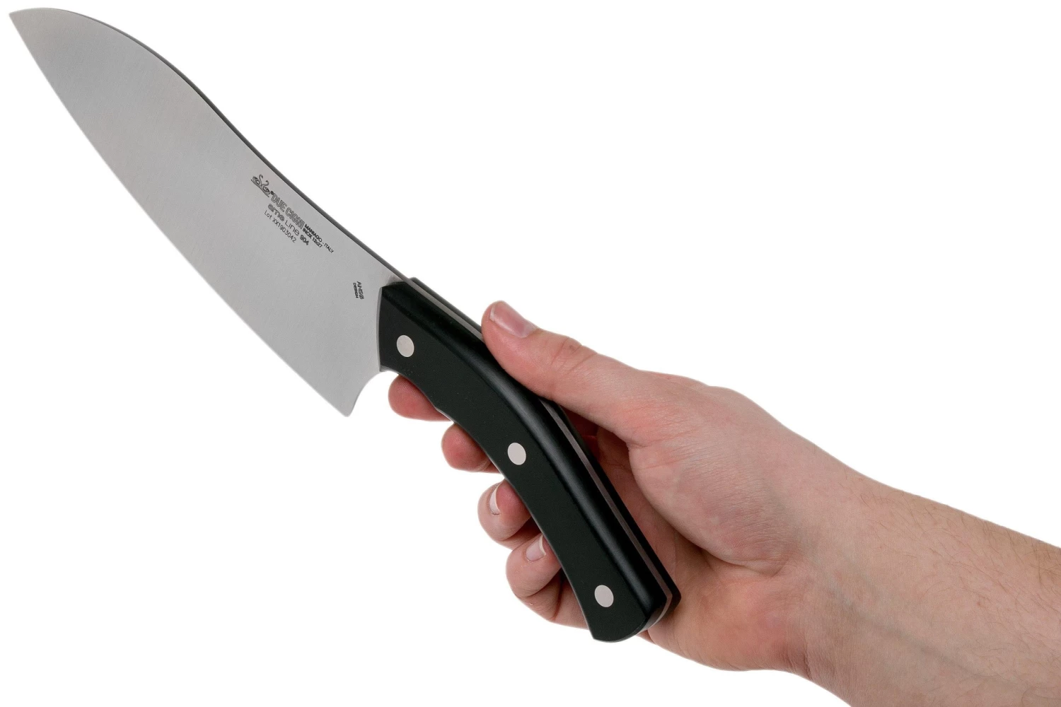 Due Cigni Arne Line Santoku 19 Cm, Negro - Imagen 6