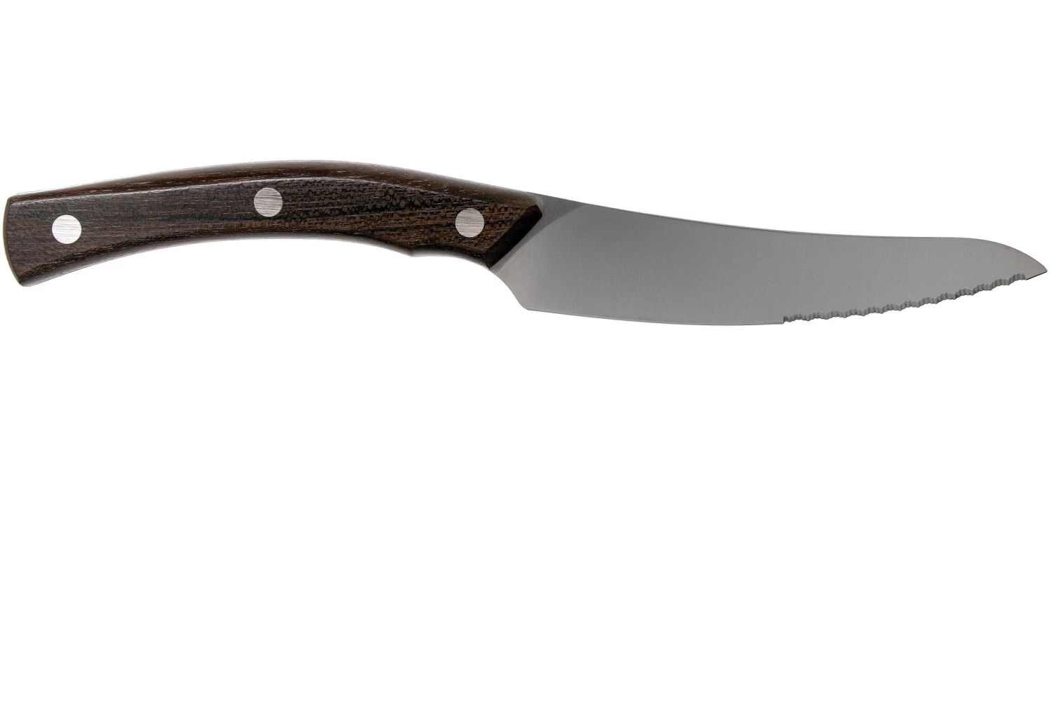 Due Cigni Arne Line Cuchillo Dentado Para Carne 11 Cm, Zircote - Imagen 2