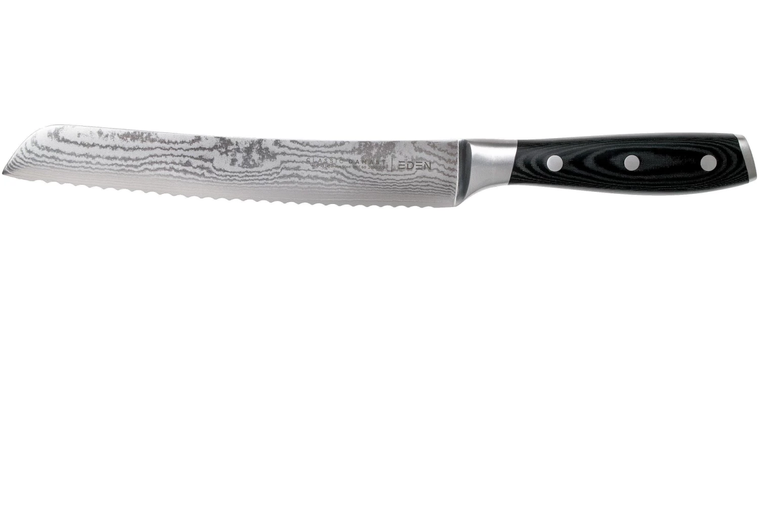 Eden Classic Damast Cuchillo De Pan 20 Cm