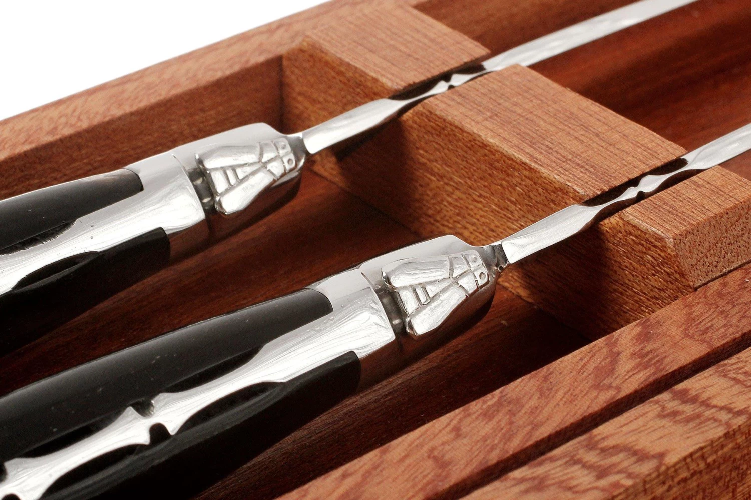 Fontenille Pataud 2uds Juego De Cuchillos Para Carne Cuerno De Búfalo - Imagen 4