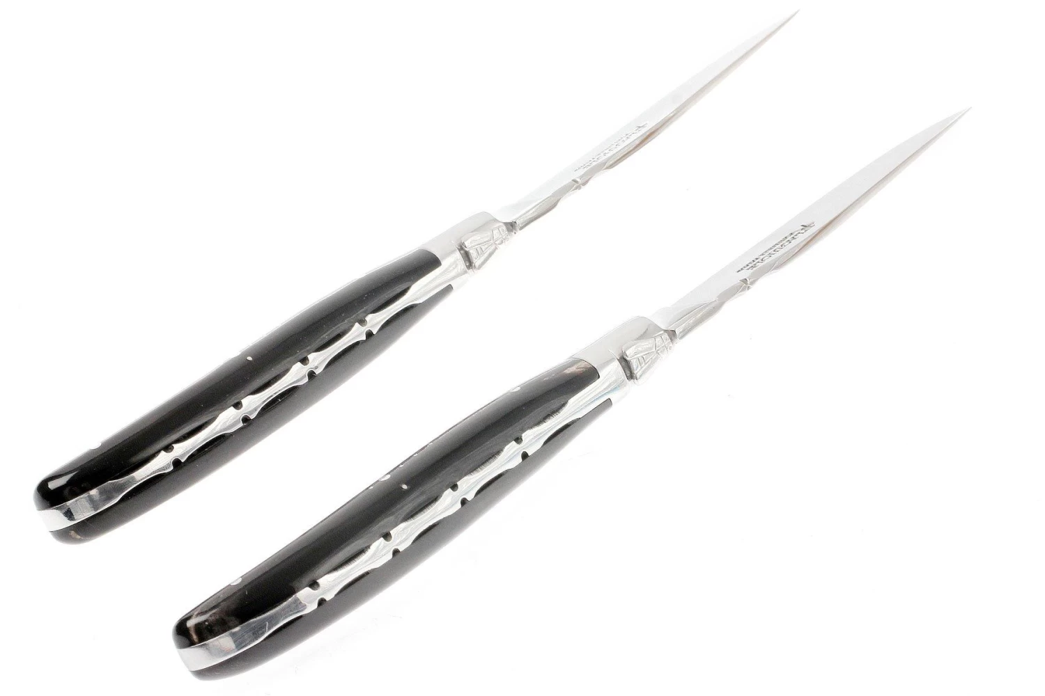 Fontenille Pataud 2uds Juego De Cuchillos Para Carne Cuerno De Búfalo - Imagen 8