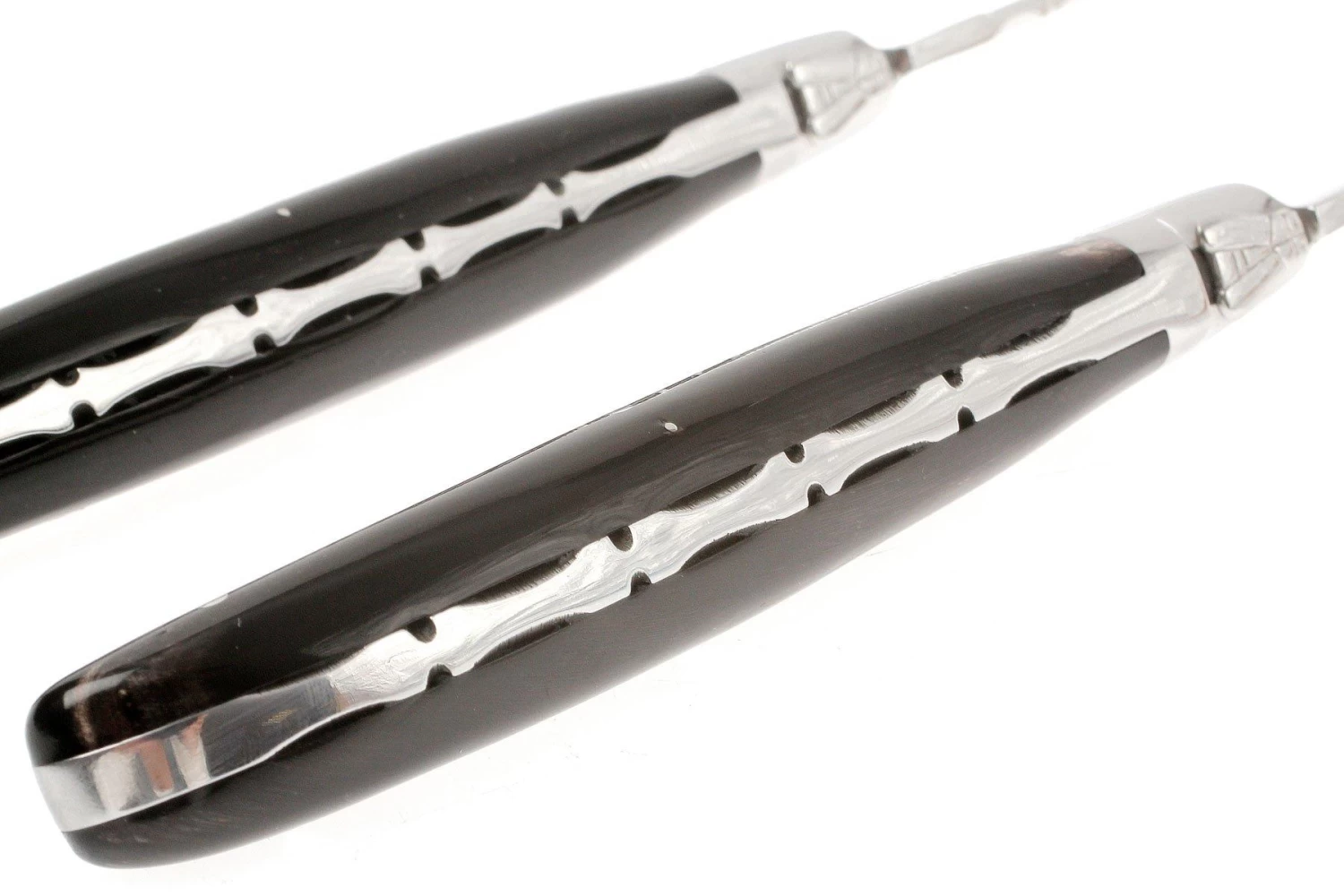 Fontenille Pataud 2uds Juego De Cuchillos Para Carne Cuerno De Búfalo - Imagen 9