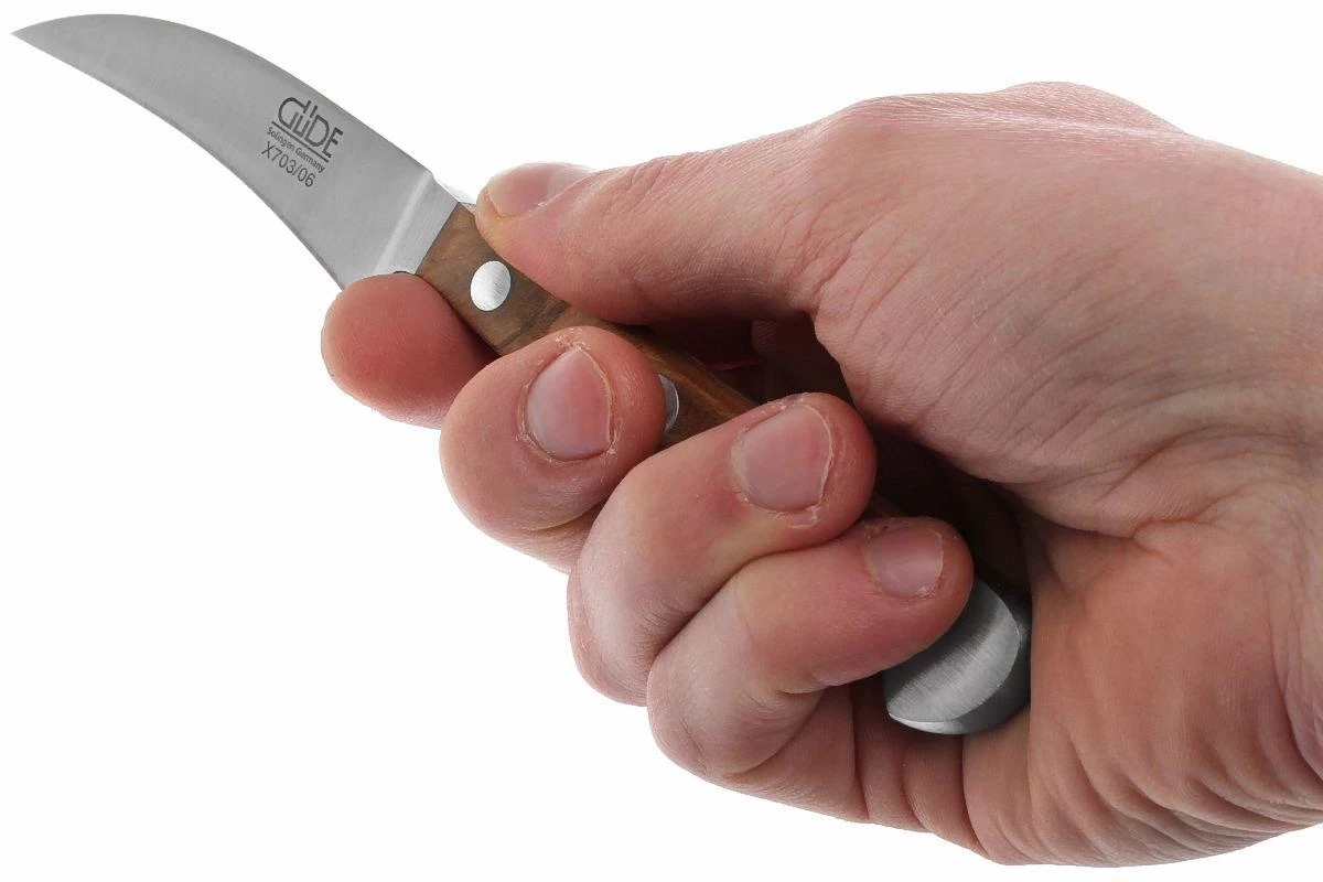 Güde Alpha Olive Bird's Beak Cuchillo Curvo, X703/06 - Imagen 5