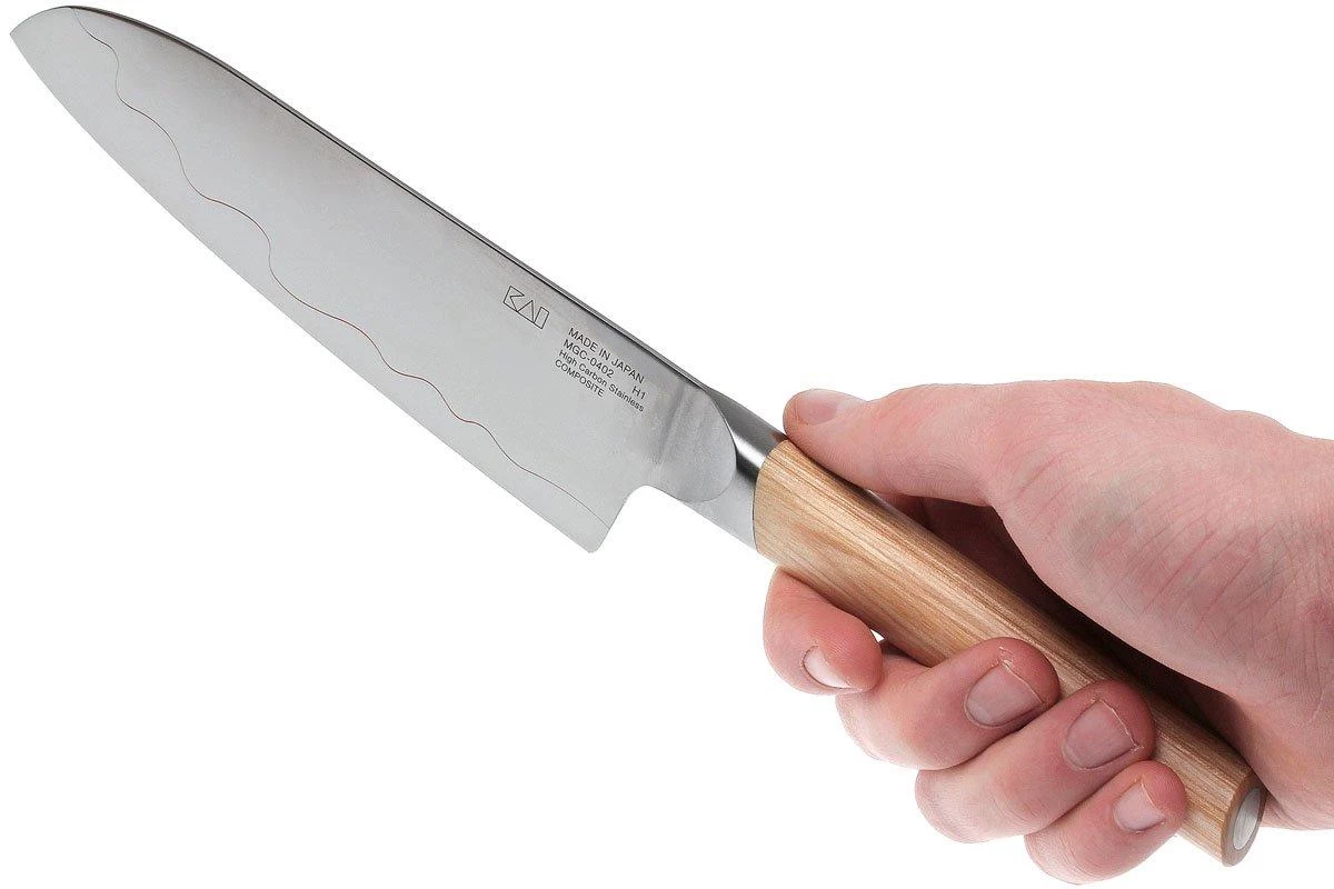 Kai Seki Magoroku Composite Santoku 16,5 Cm MGC-0402 - Imagen 7