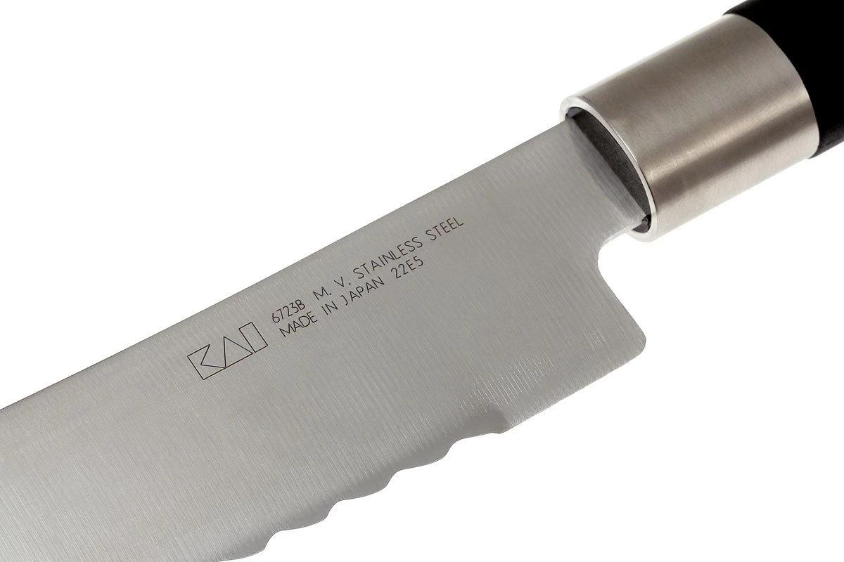Kai Wasabi Black Cuchillo De Pan 23cm 6723B - Imagen 2
