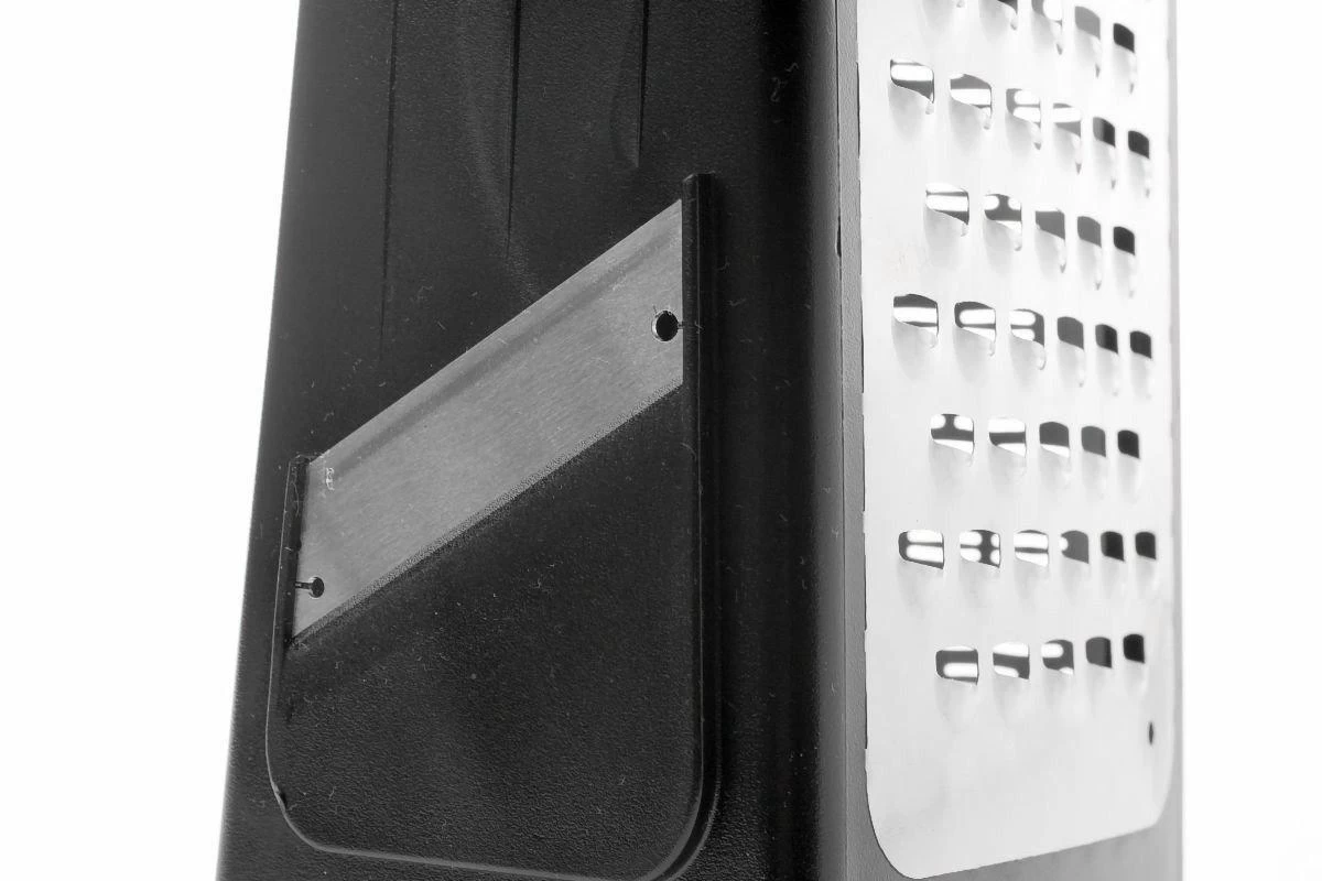Microplane 4 Lados Rallador Box Grater Negro - Imagen 2
