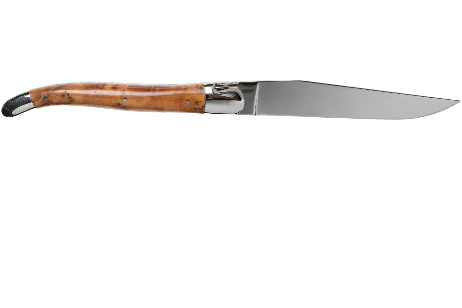 Forge De Laguiole, LAT22MINTHBRI, Juego De Cuchillos Para Carne De 2 Piezas Pulidos, Thuya-wood - Imagen 2