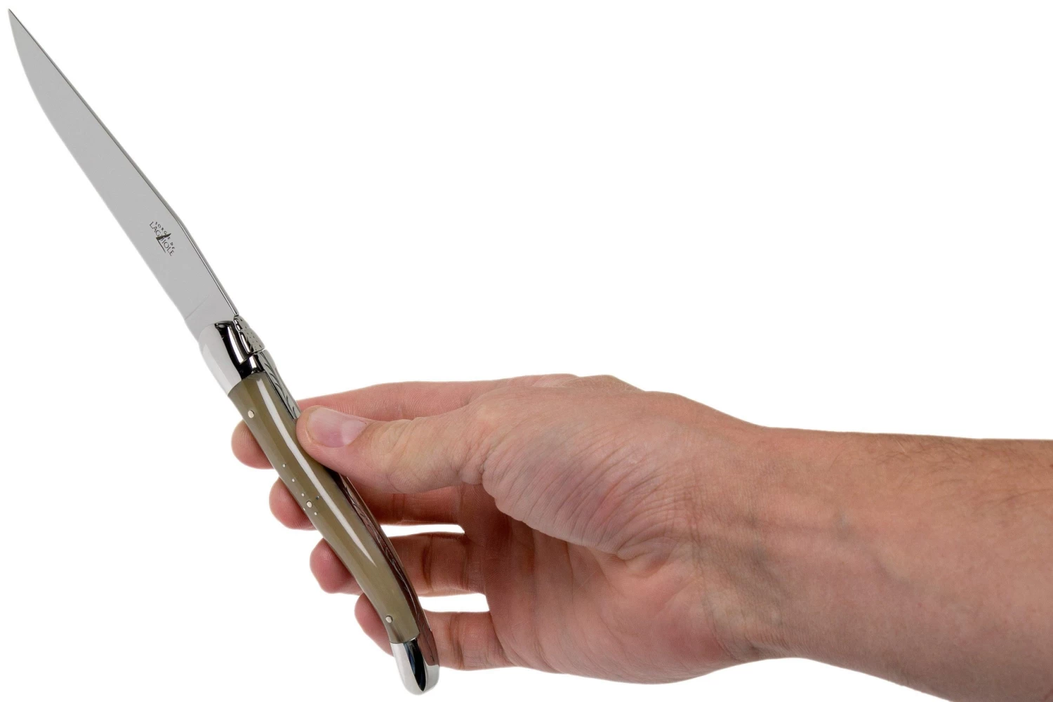 Forge Laguiole, T62MINB, Punta De Cuerno Juego De Cuchillos Para Carne - Imagen 10