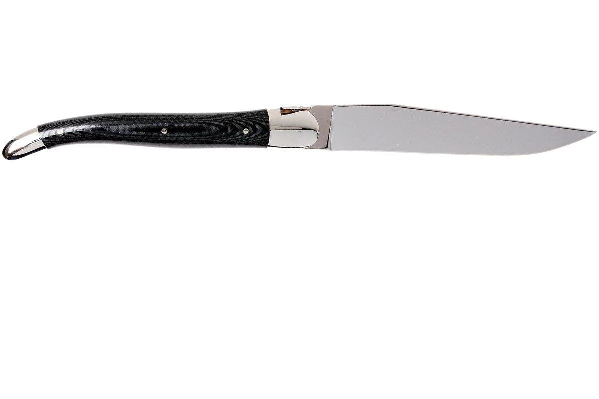 Forge Laguiole, T62MINTCNOI, Micarta Juego De Cuchillos Para Carne - Imagen 4