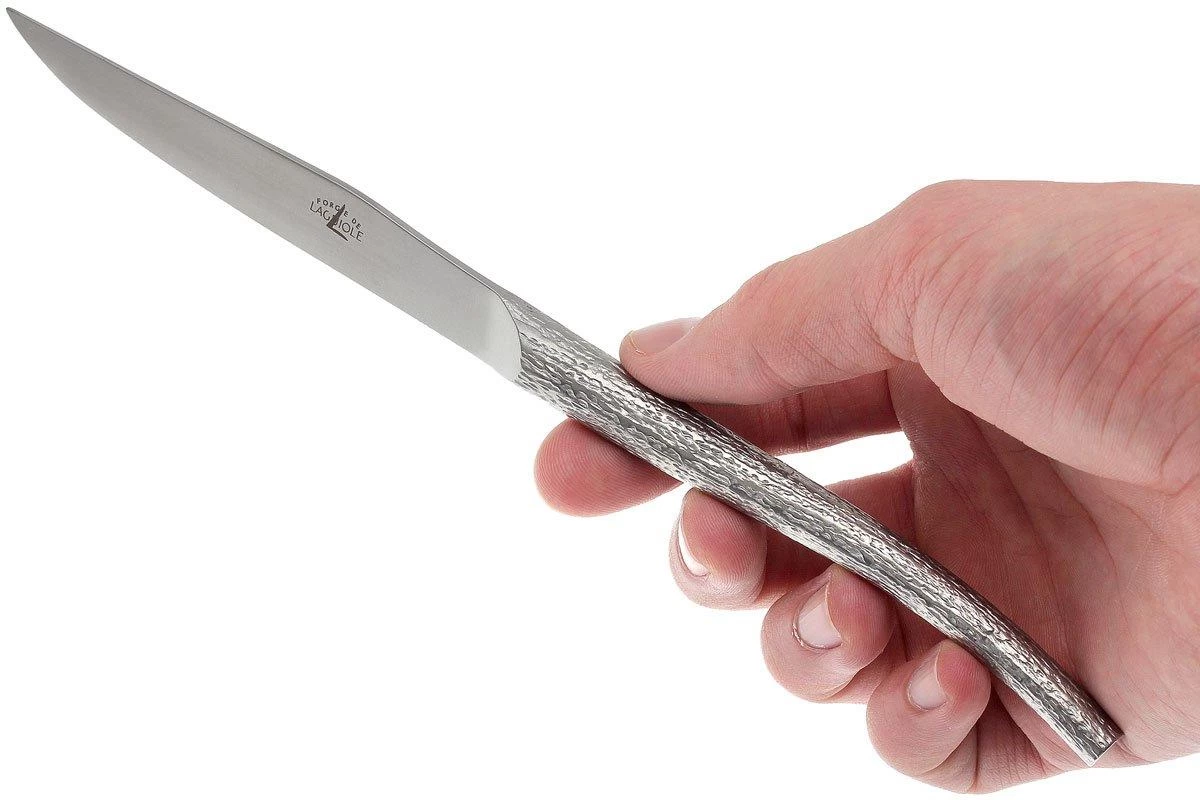 Forge Laguiole, T6 LOG Philippe Starck Juego De Cuchillos Para Carne - Imagen 7