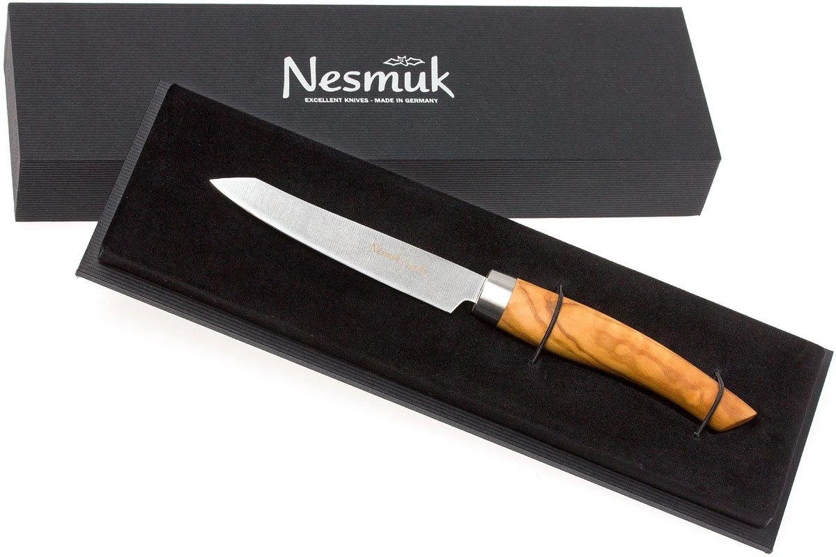 Nesmuk SOUL Cuchillo Puntilla 9,6 Cm, Madera De Olivo, S3O902013 - Imagen 7