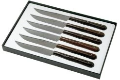 Nontron Traditional 6-piezas Juego De Cuchillos Para Carne De Madera De Fresno, T6OFFRD