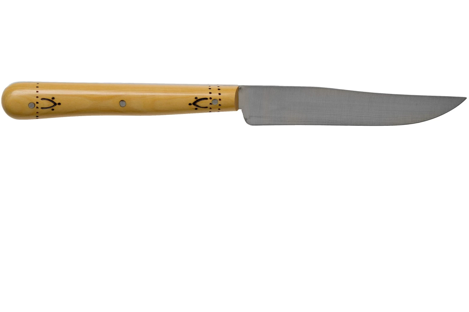 Nontron Traditional 6-piezas Juego De Cuchillos Para Carne En Caja De Madera, T6OFRYBU - Imagen 3