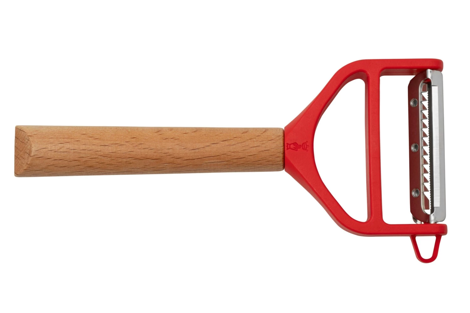 Opinel T-Duo Peeler 002433 Red Wood - Imagen 2