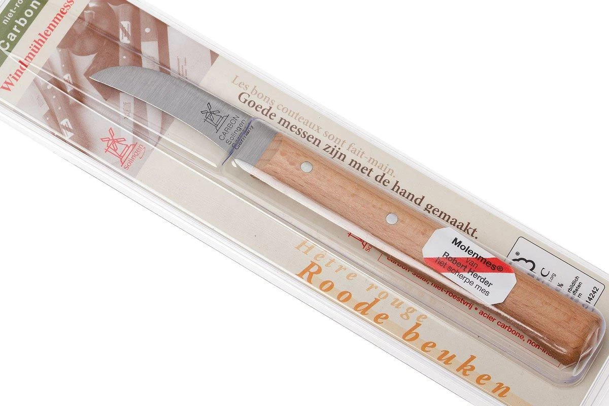 Robert Herder Cuchillo Curvo, Haya Roja, 5,3 Cm - Imagen 7