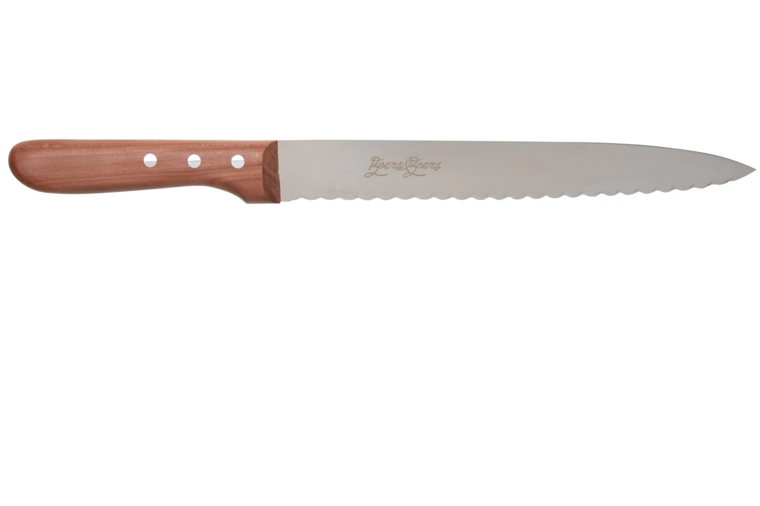 Robert Herder 1602100004 Cuchillo De Pan Y De Trinchar 25 Cm, Madera De Ciruelo - Imagen 2