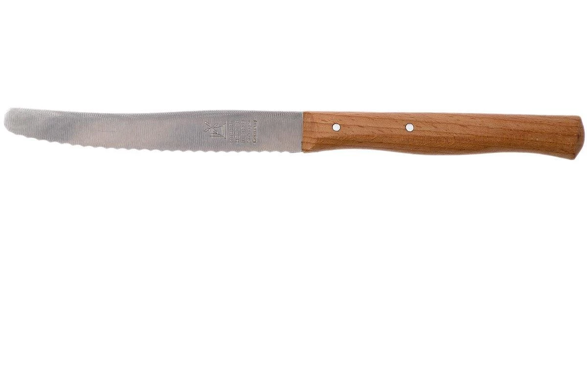 Robert Herder Cuchillo Tomatero Straight Classic Haya Roja, Acero Inoxidable