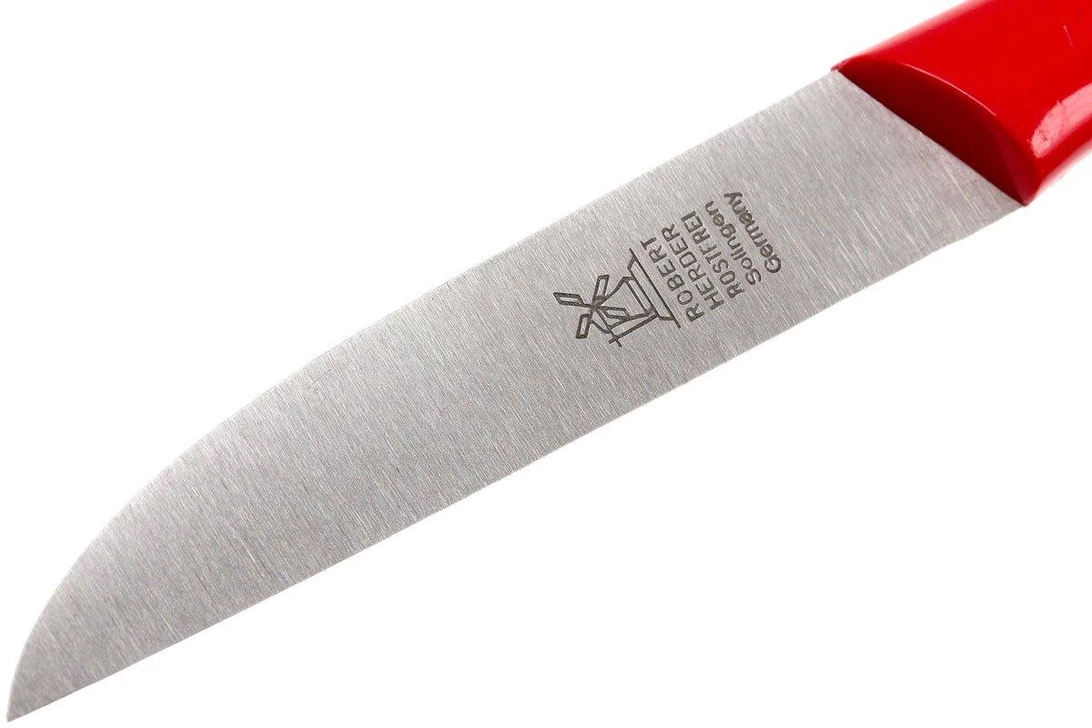 Robert Herder Straight Classic 1966 Cuchillo De Pelar, Rojo, 8,5 Cm - Imagen 3