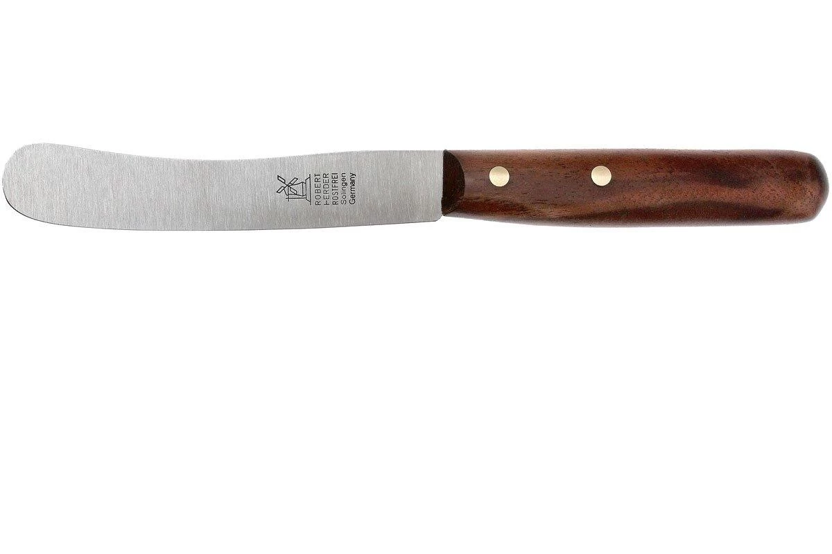Robert Herder Cuchillo De Desayuno Buckels Acero Inoxidable, Madera De Nogal