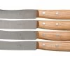 Robert Herder Buckels Acero Inoxidable Set De 4 Cuchillos De Desayuno, Madera De Ciruelo