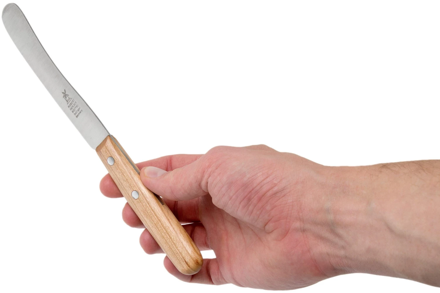 Robert Herder Buckels Acero Inoxidable Set De 4 Cuchillos De Desayuno, Madera De Ciruelo - Imagen 6