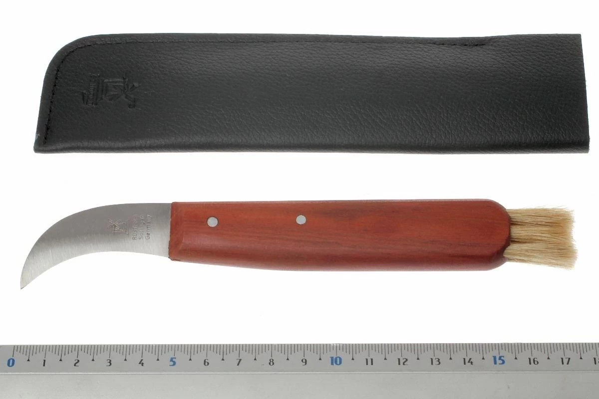 Robert Herder 2209550 Cuchillo De Setas Con Cepillo Inoxidable - Imagen 4