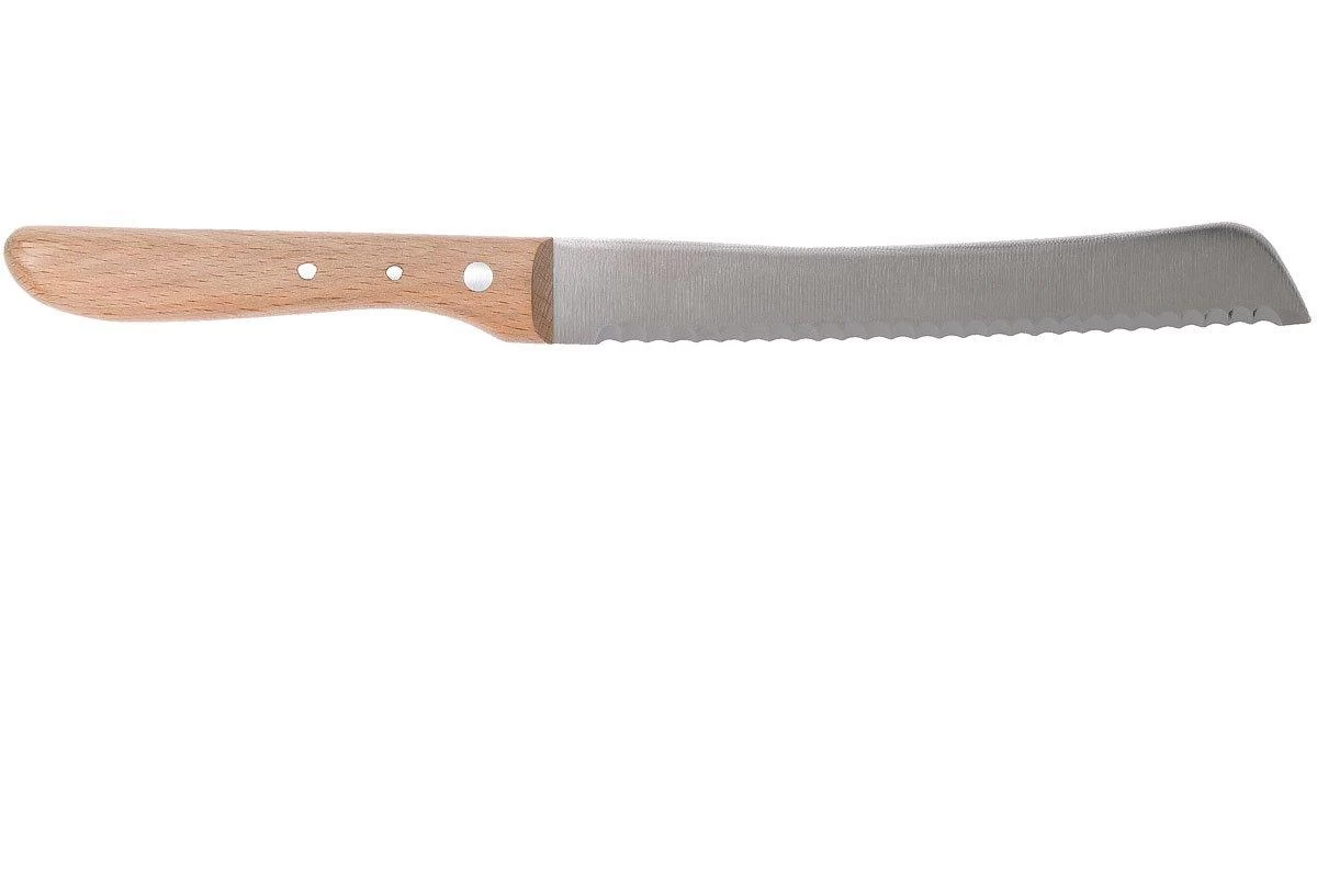 Robert Herder Cuchillo De Pan Straight Classic Haya Roja Acero Inoxidable - Imagen 2