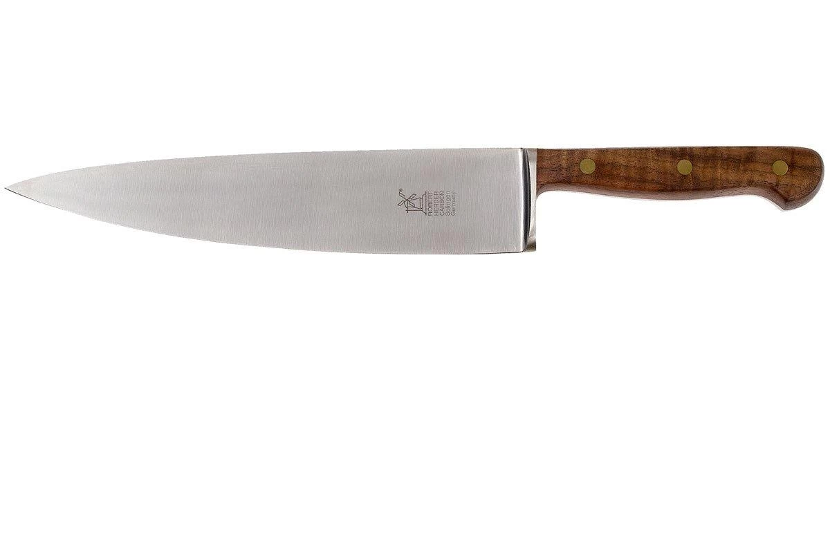 Robert Herder 1922 Cuchillo De Chef 23 Cm Carbono , Madera De Nogal