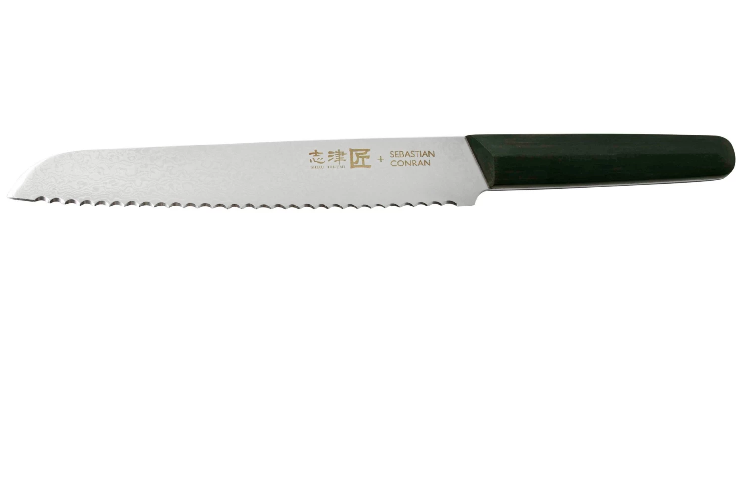Shizu Hamono Colección Gifu SC-1102 Cuchillo Para Pan, 23 Cm