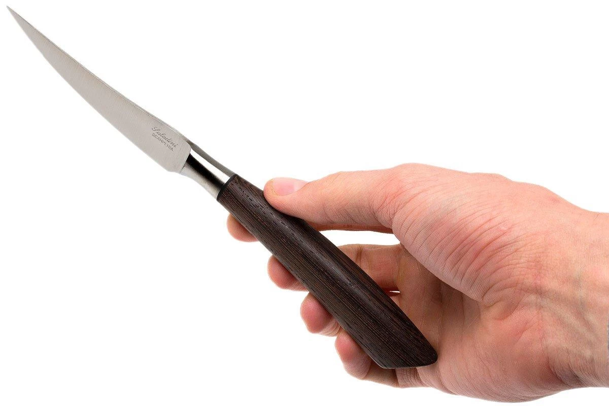 Saladini 6-delige Juego De Cuchillos Para Carne 23 Cm, Wengé - Imagen 7