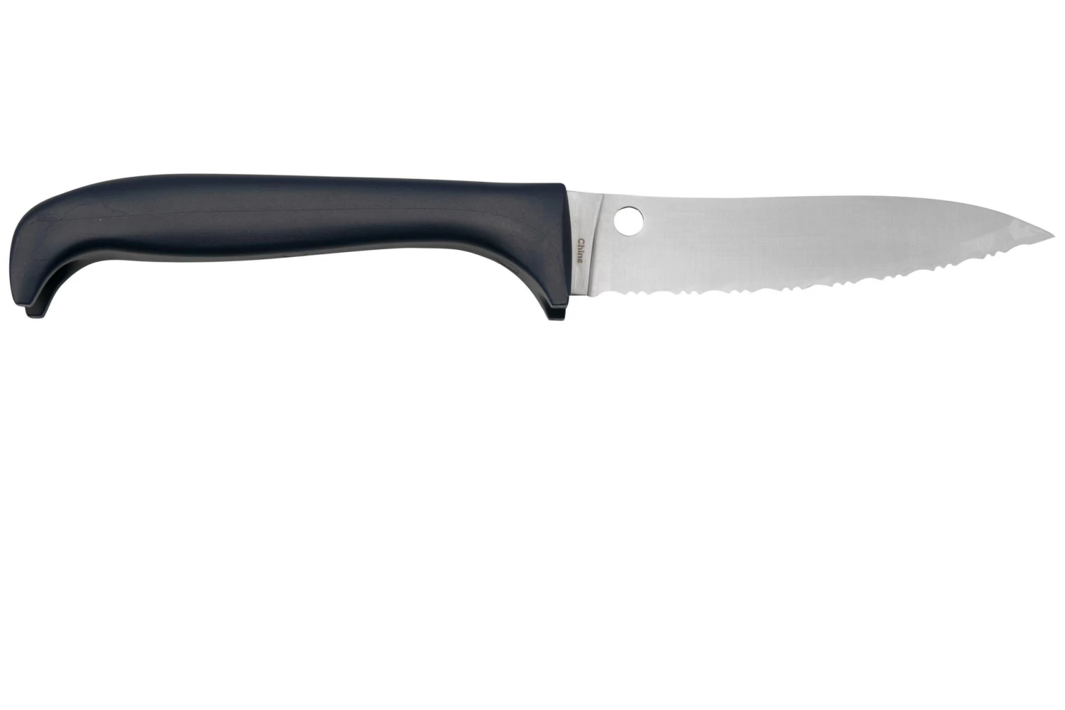 Spyderco Counter Critter K21SPR, Púrpura, Navaja Multiusos Dentada - Imagen 2