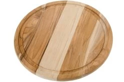 Tramontina Churrasco Tabla De Cortar Redonda Madera De Teca 26cm