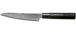 Tojiro Shippu Black Damascus Cuchillo Universal 13 Cm, FD-1592
