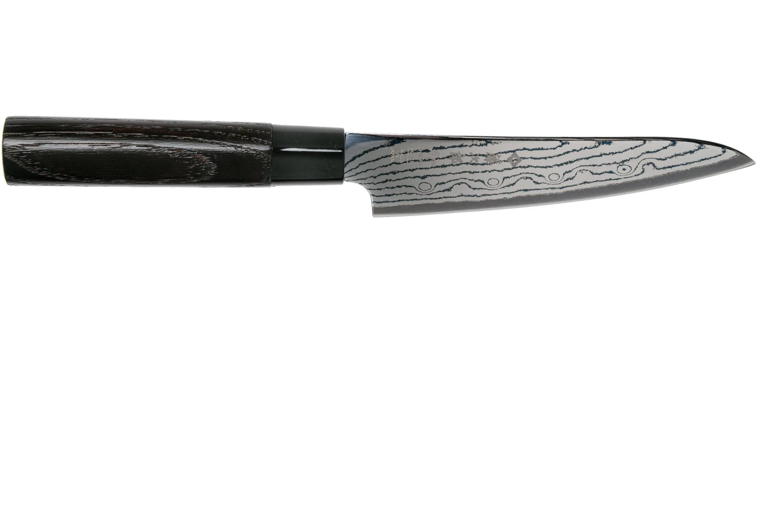 Tojiro Shippu Black Damascus Cuchillo Universal 13 Cm, FD-1592 - Imagen 2
