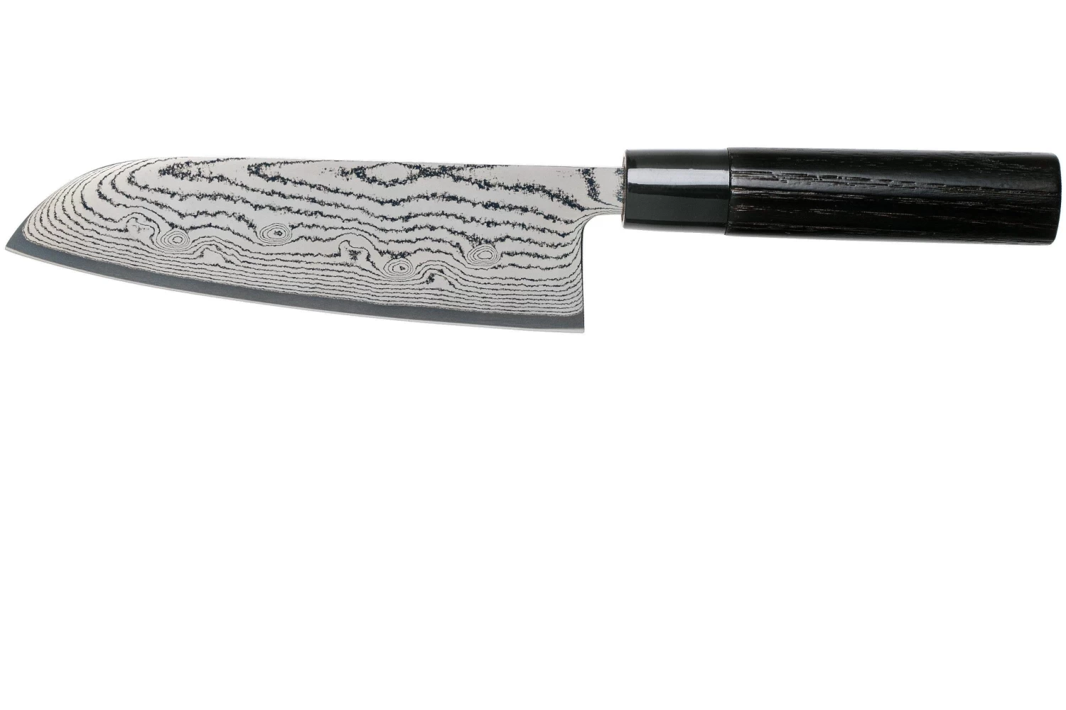 Tojiro Shippu Black Damascus Santoku 17 Cm, FD-1597