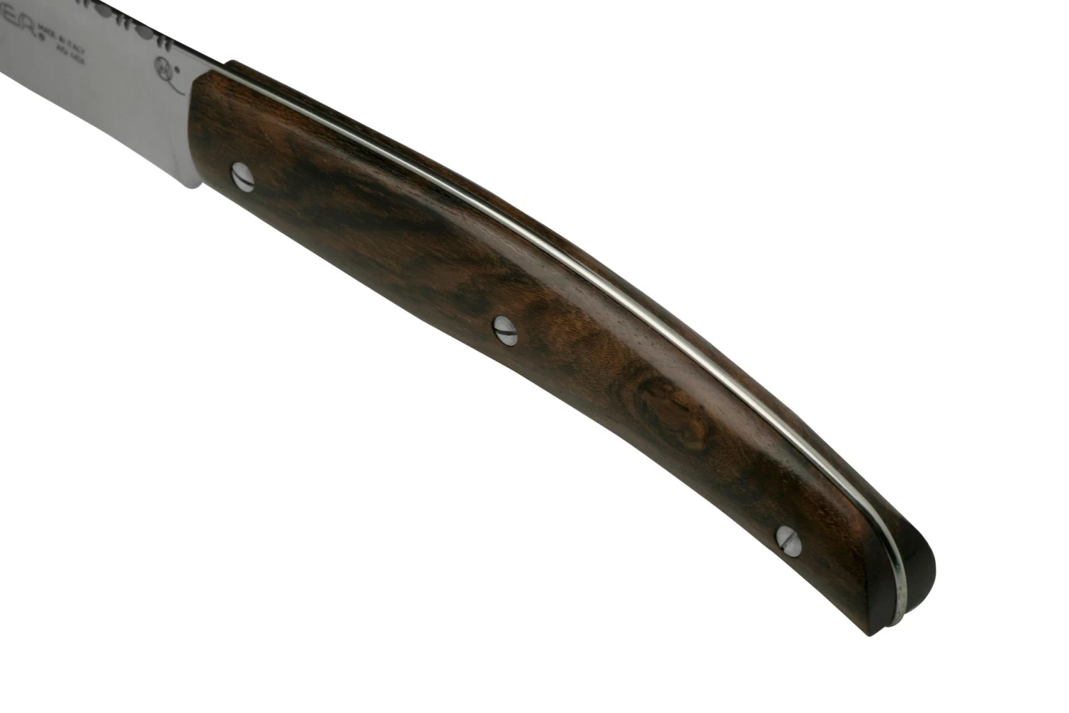 Viper Costata VT7502-04ZI, Juego De Cuchillos De Carne De 4 Piezas, Madera De Ziricote - Imagen 4